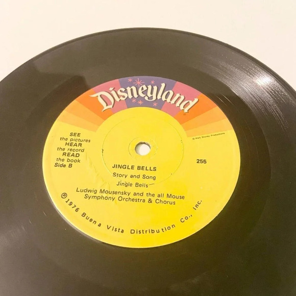 Vintage  1976 Jingle Bells Little Golden Book 7 Inch Record - Picture 13 of 16